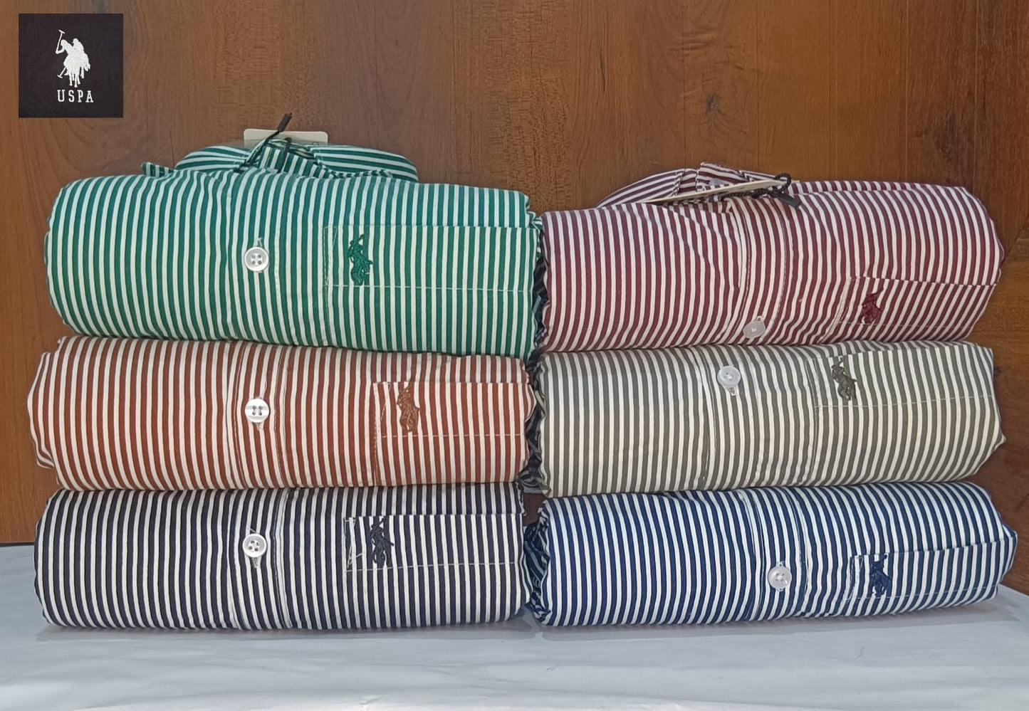 Premium Striped Shirt Combo – Pack of 6