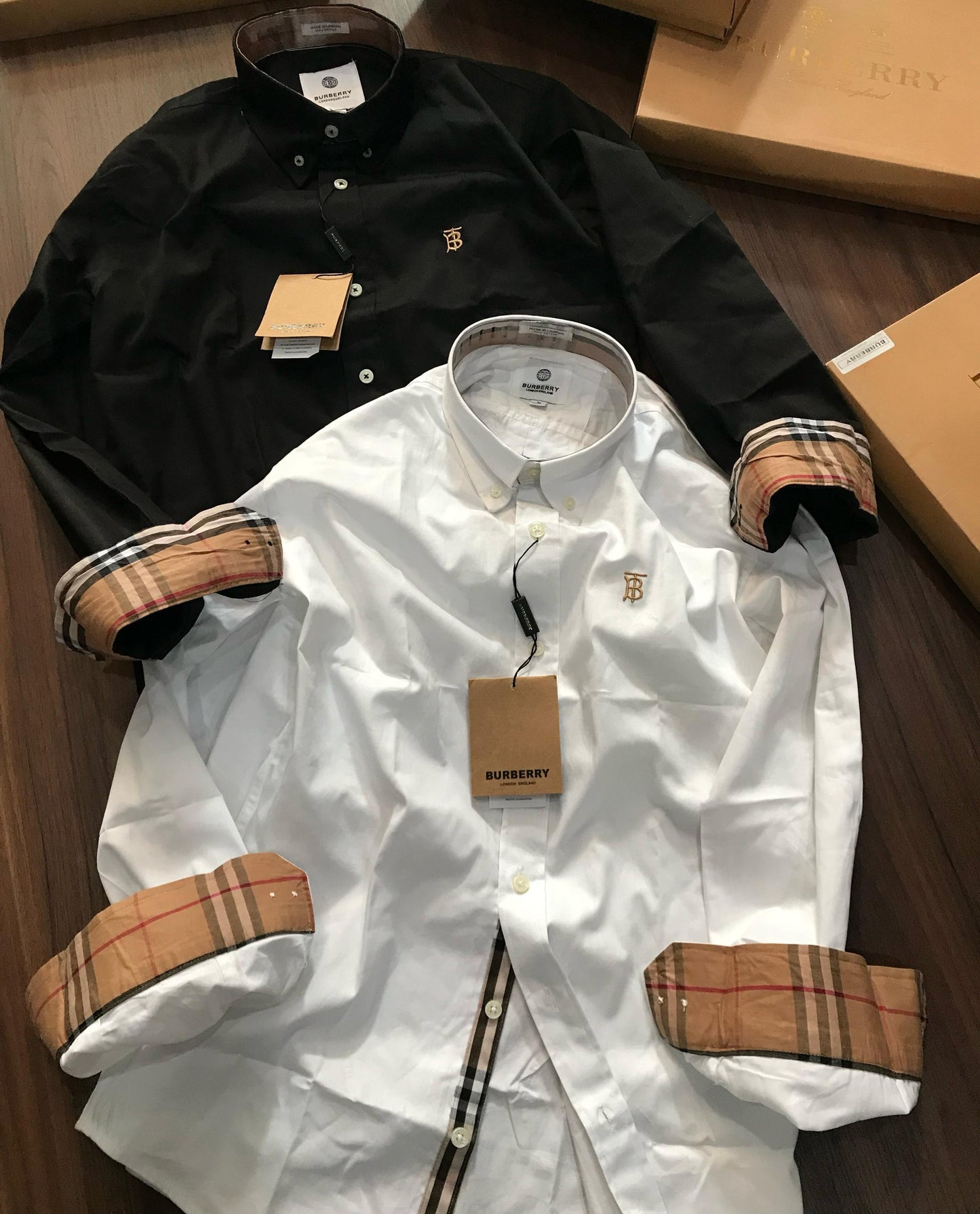 Classic White & Black Shirt