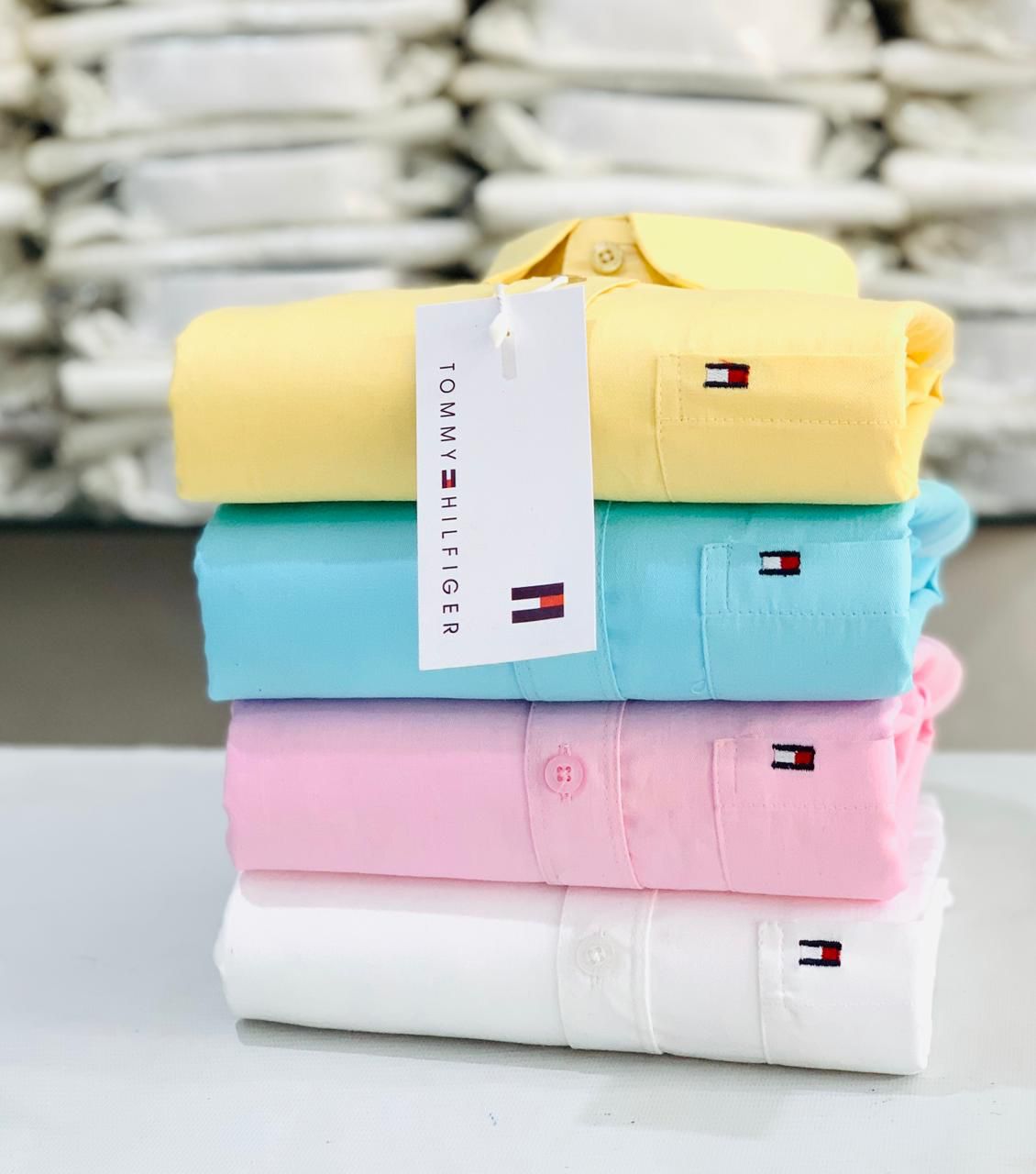 Plain Shirt Premium Combo Inspired By Tommy Hilfiger