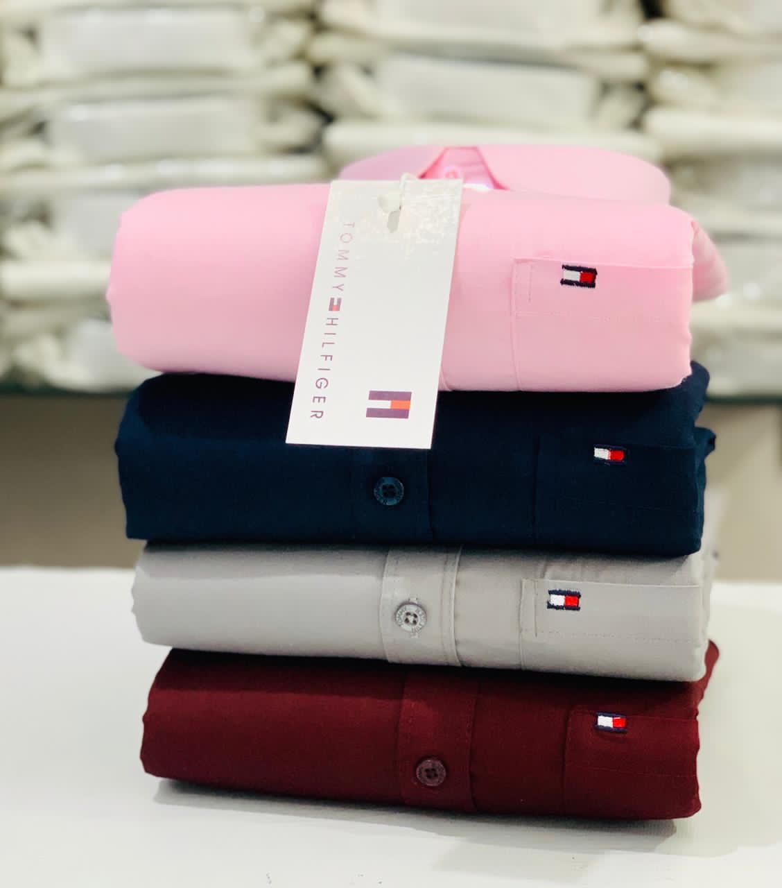 Plain Shirt Premium Combo Inspired By Tommy Hilfiger