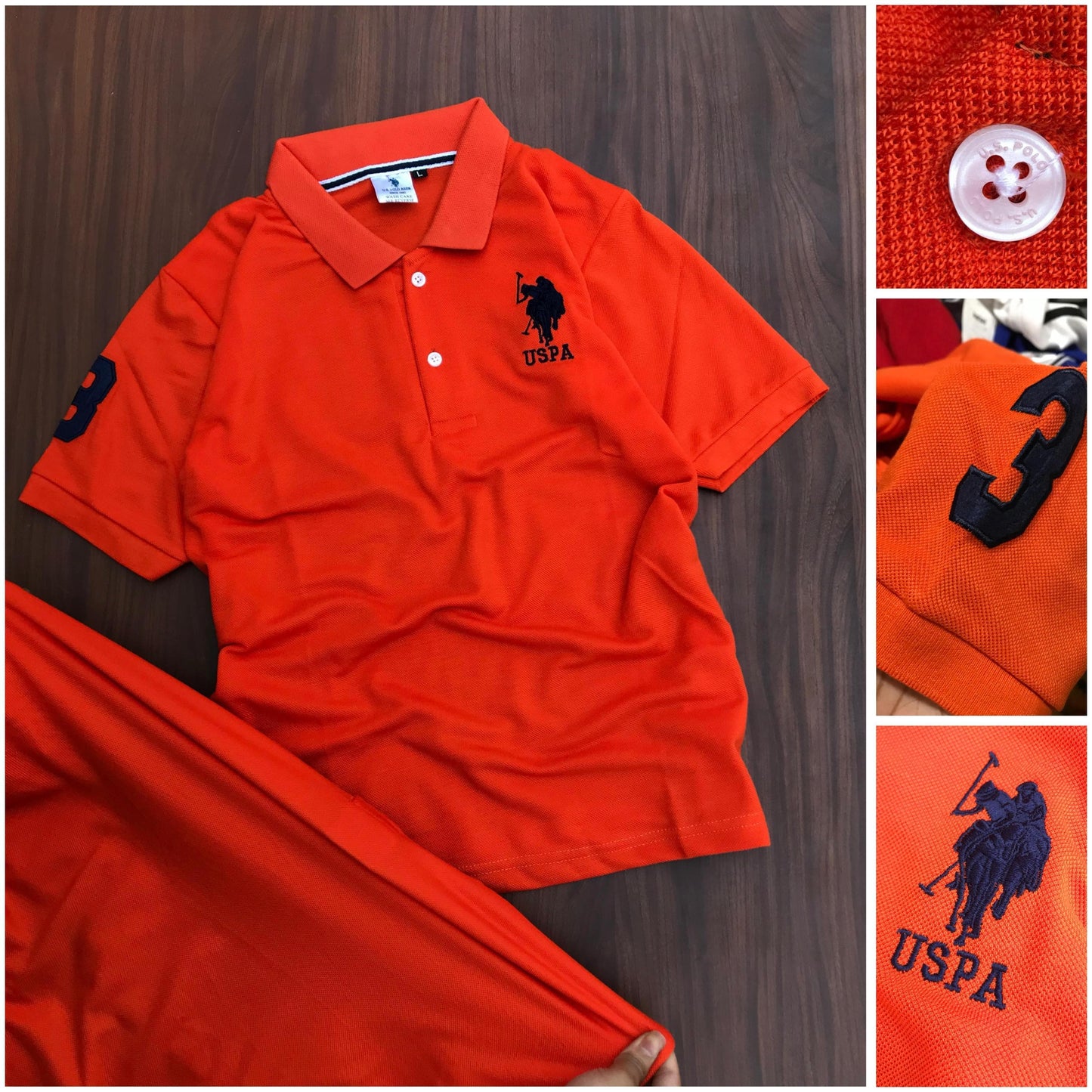 U.S. Polo Cotton Collar T-Shirt