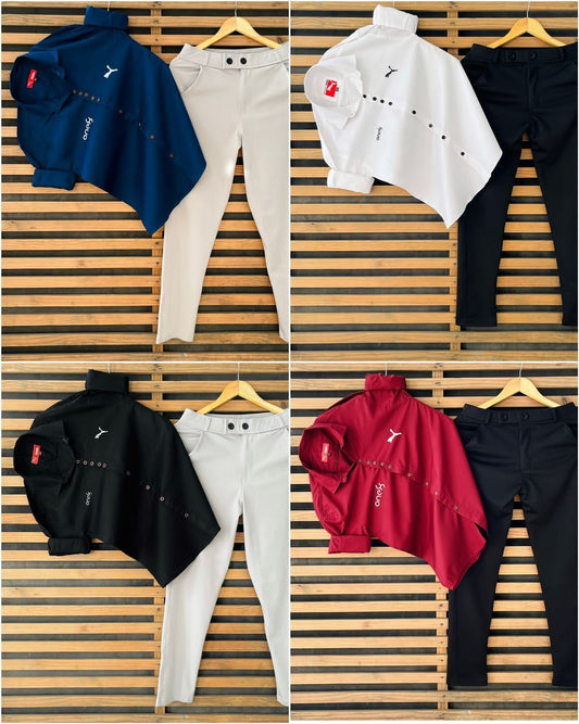Premium Men's Shirt & Pant Combo Sets