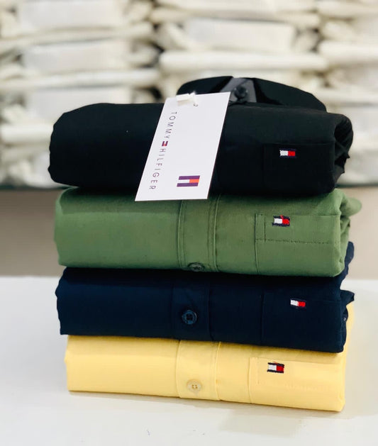 Plain Shirt Premium Combo Inspired By Tommy Hilfiger