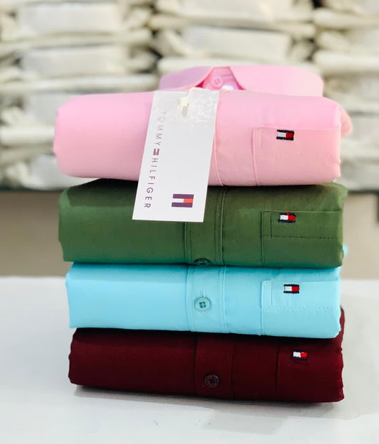 Plain Shirt Premium Combo Inspired By Tommy Hilfiger