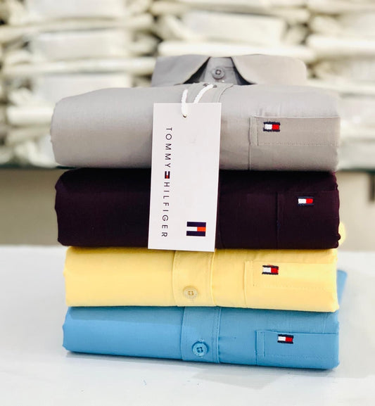 Plain Shirt Premium Combo Inspired By Tommy Hilfiger