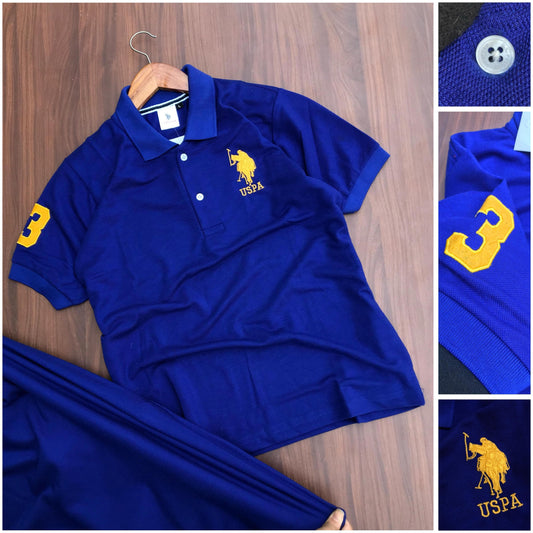U.S. Polo Cotton Collar T-Shirt